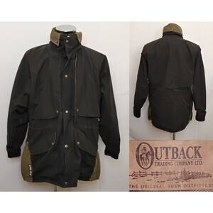 Outback Trading Co. Ski Jacket Men's XL Gore-Tex Black Sherpa Lined VTG #J5300